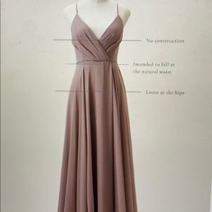 BHLDN Eva Dress in Violet Gray size Medium